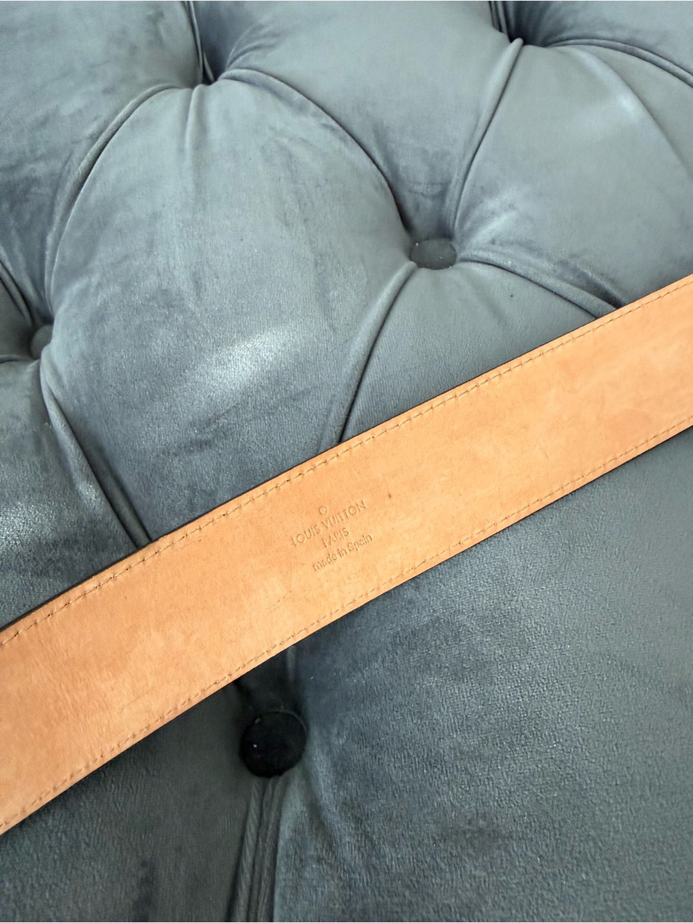 Louis Vuitton Women's Brown Monogram Belt with Gold LV Buckle size 95 - Picture 6 of 8